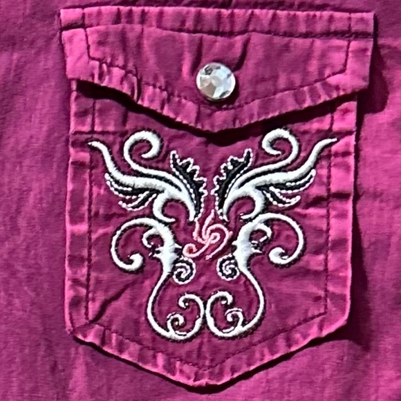 Cowgirl Legend Burgundy Size Small - Picture 14 of 14